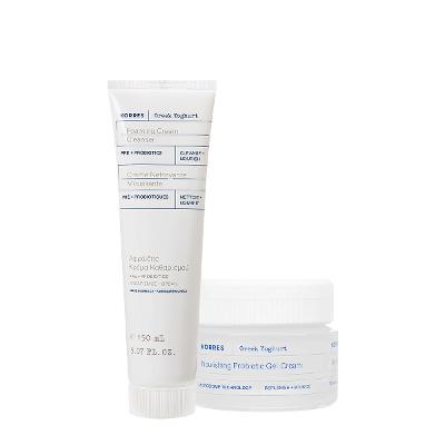 Kit Korres Greek Yoghurt Espuma Creme Facial (2 produtos)