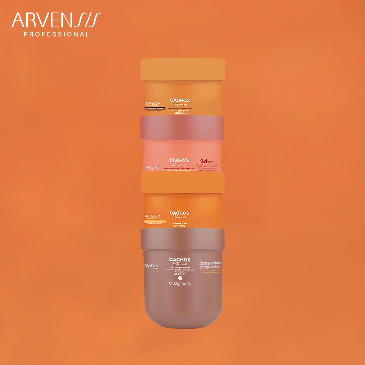 Arvensis Cachos Naturais Fixação Forte - Geleia Ativadora 500g - 3