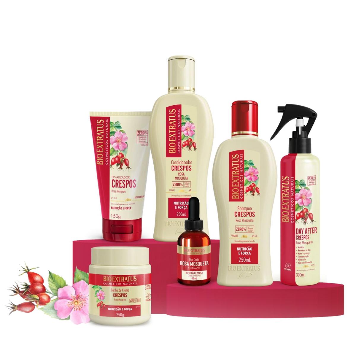 Kit Bio Extratus Crespos Rosa Mosqueta Duo (2 produtos) - 4