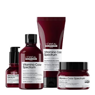Kit L'Oréal Professionnel Vitamino Color Spectrum Hair Care Total (4 produtos)