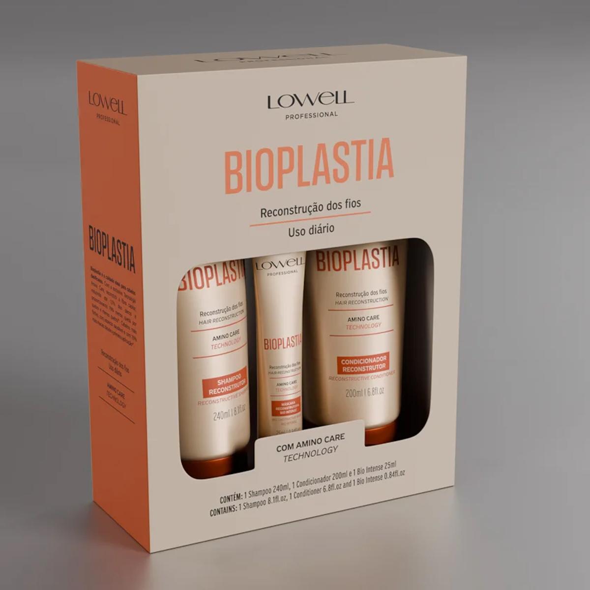 Lowell Kit Bioplastia Reconstrutor Home Care (3 produtos) - 2