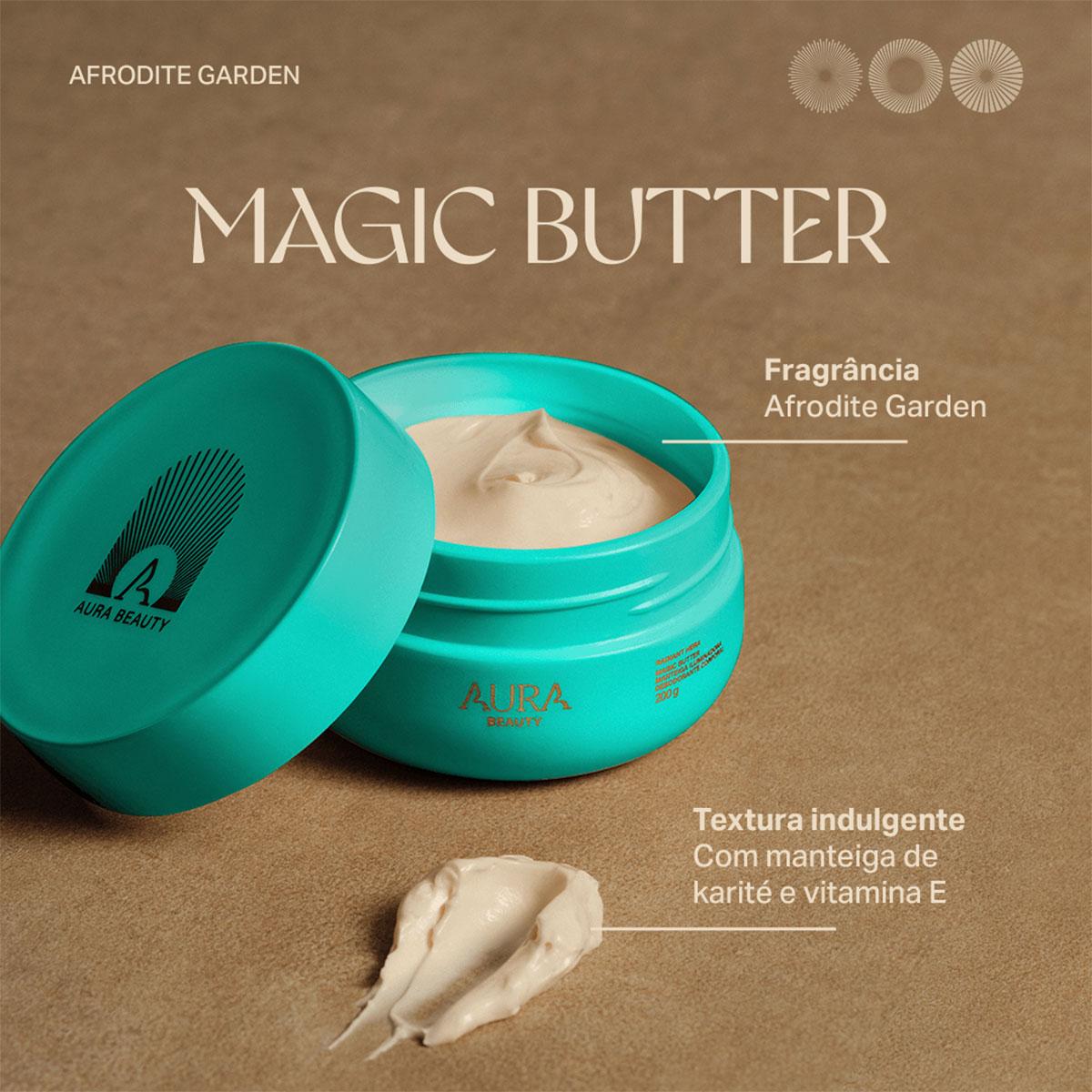 Kit Aura Beauty Afrodite Garden Magic Butter Iluminador Body Splash (2 produtos) - 5