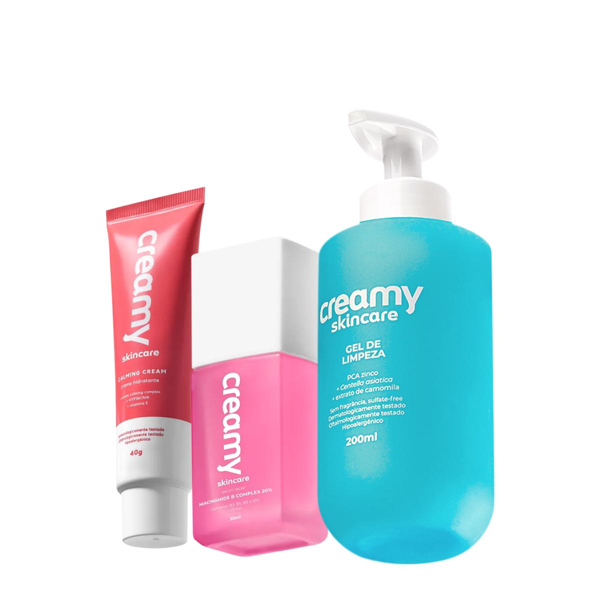 Kit Creamy Skincare Gel de Limpeza Calming Cream Niacinamide B (3 produtos) - 1