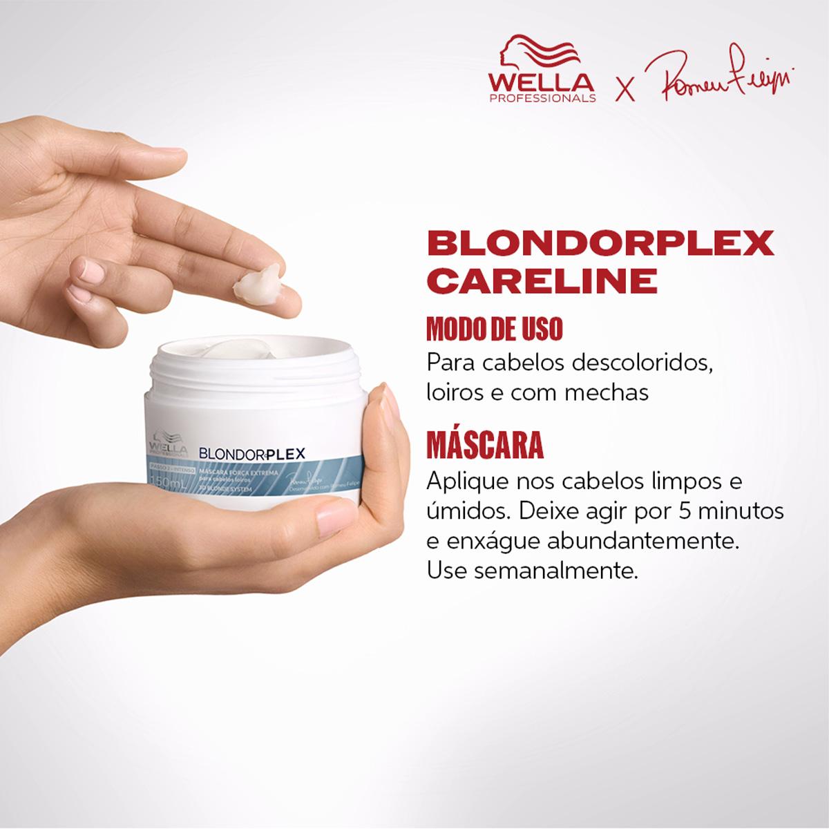 Kit Wella Professionals BlondorPlex Shampoo Máscara (2 produtos) - 3