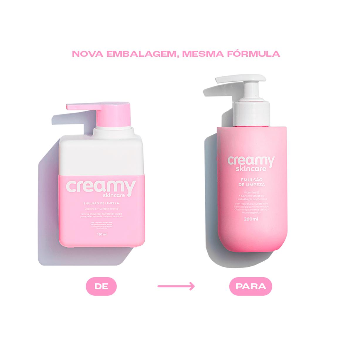 Kit Creamy Skincare Emulsão de Limpeza Escova de Limpeza Facial 2 em 1 (2 produtos) - 3