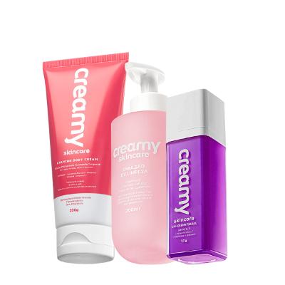 Kit Creamy Skincare Emulsão de Limpeza Retinol Calming Corporal (3 produtos)