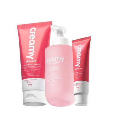 Kit Creamy Skincare Emulsão de Limpeza Calming Cream Corporal (3 produtos)
