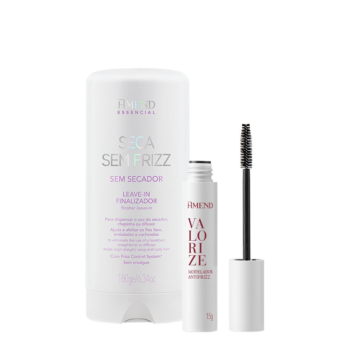 Kit Amend Seca Sem Frizz Valorize Leave-in Modelador (2 produtos) - 1