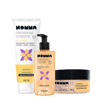 Kit Nomma Healthy Lichia e Peônia Completo Corporal (3 produtos)