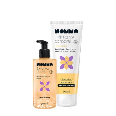 Kit Nomma Healthy Lichia e Peônia Sabonete Hidratante Corporal (2 produtos)