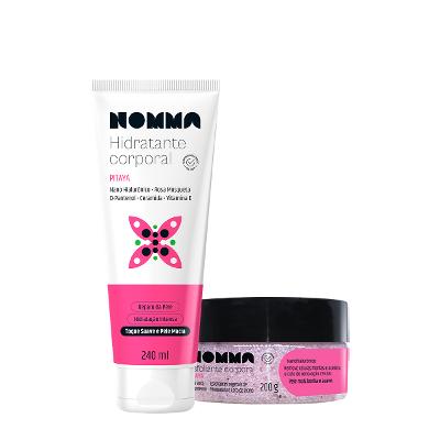 Kit Nomma Healthy Pitaya Hidratante Esfoliante Corporal (2 produtos)