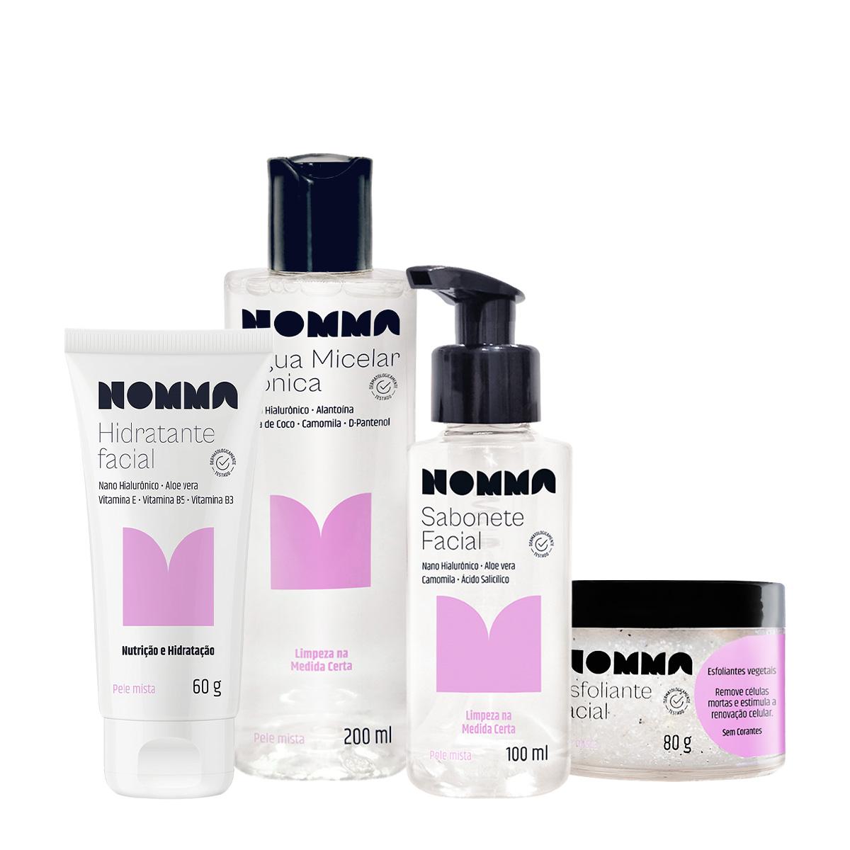 Kit Nomma Healthy Pele Mista Completo (4 produtos) - 1