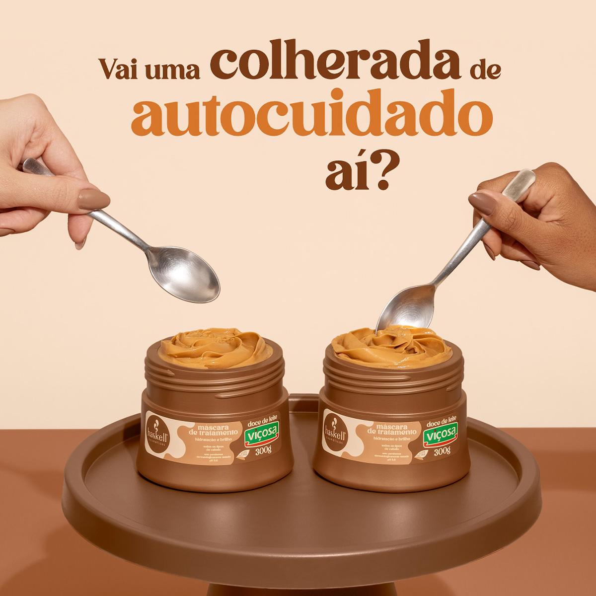 Haskell Doce de Leite Viçosa - Máscara Capilar 300g - 3