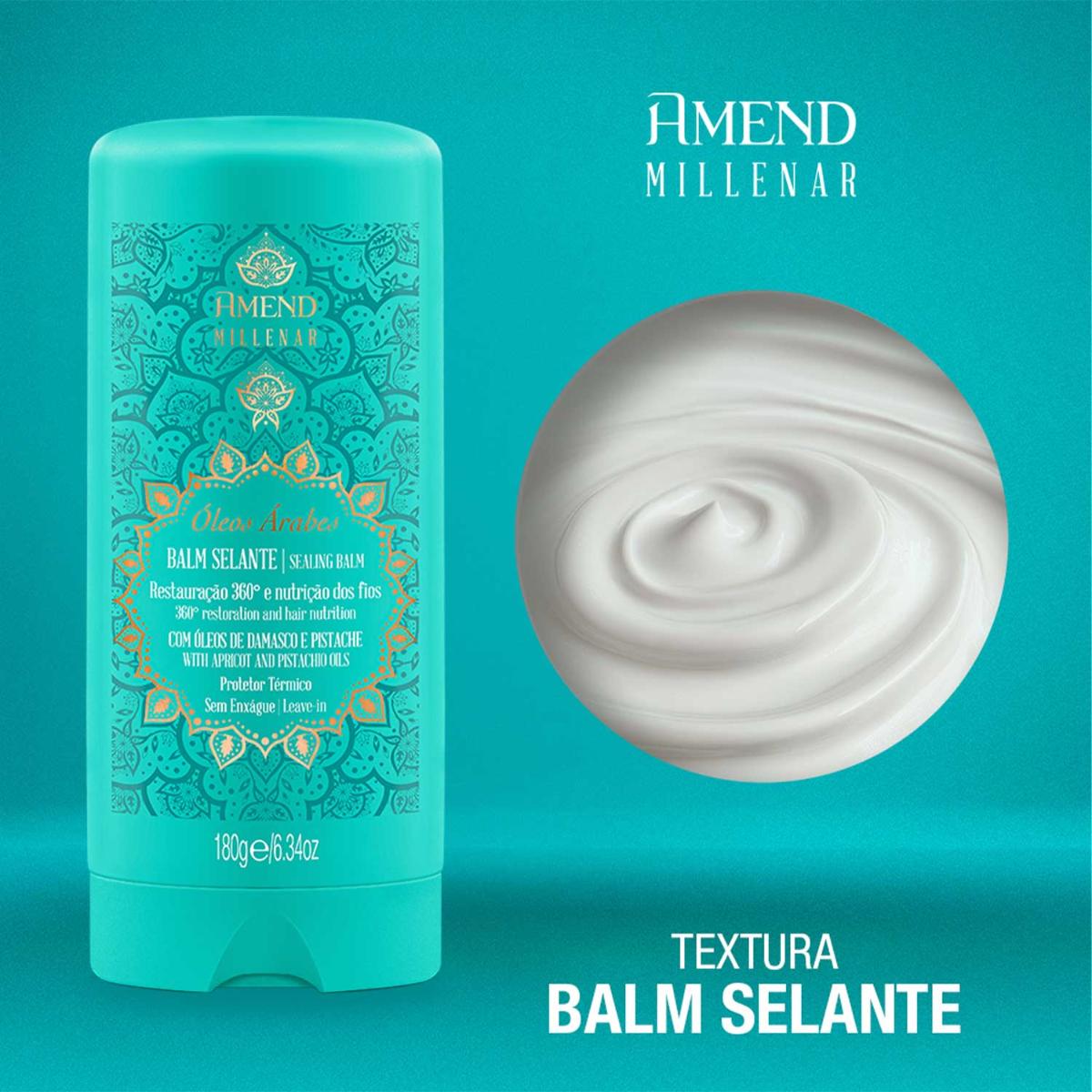 Amend Millenar Óleos Árabes Balm Selante - Leave-in 180g - 3