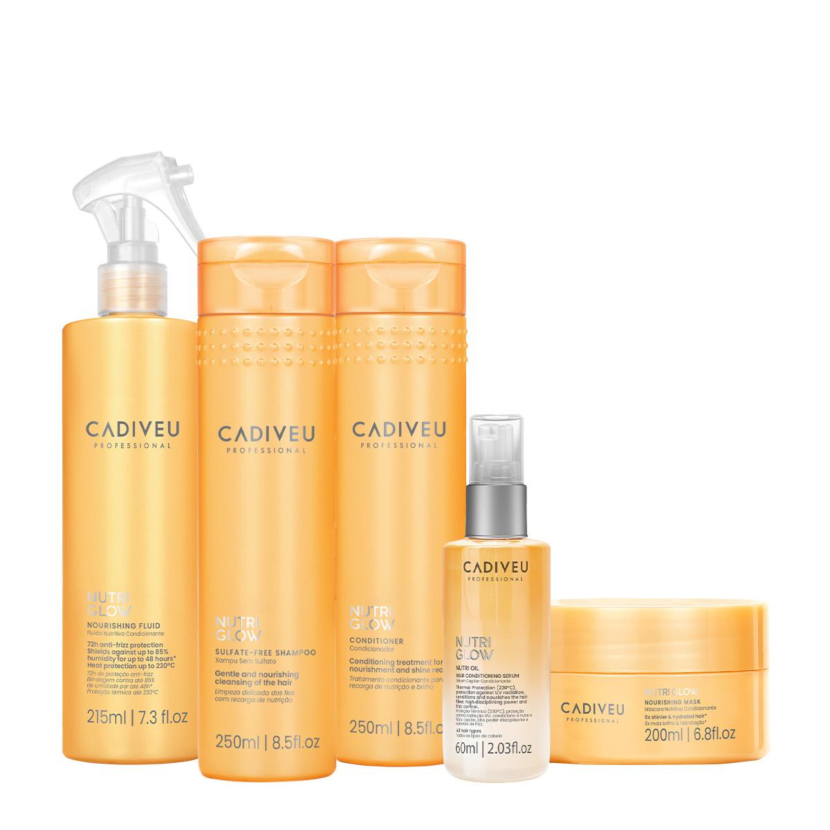 Kit Cadiveu Professional Nutri Glow Home Care Fluído Oil (5 produtos) - 1