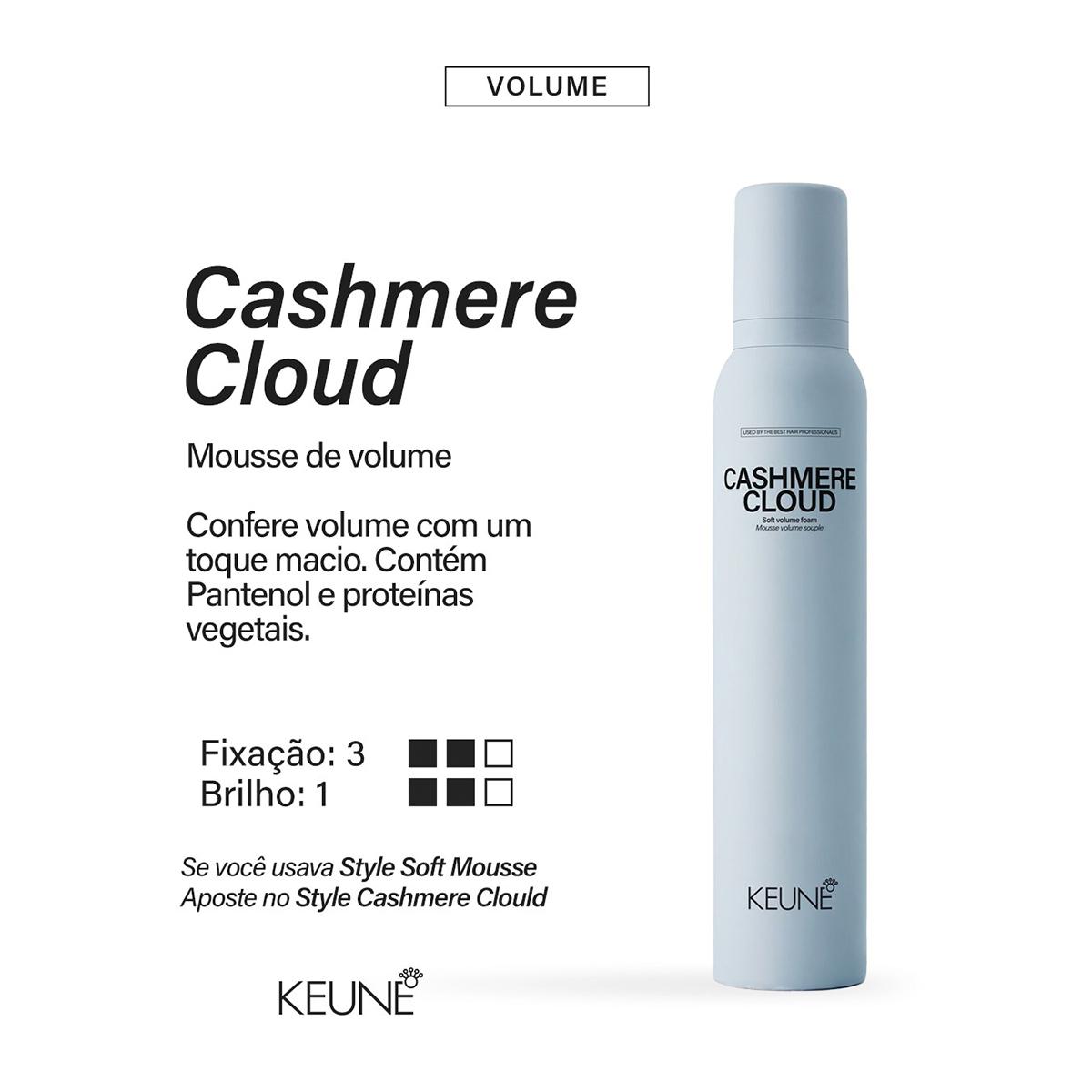Keune Style Cashmere Cloud - Mousse Volumador 200ml - 3