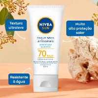 Nivea Sun Toque Seco Antissinais FPS 70 - Protetor Solar Facial 40ml - 3