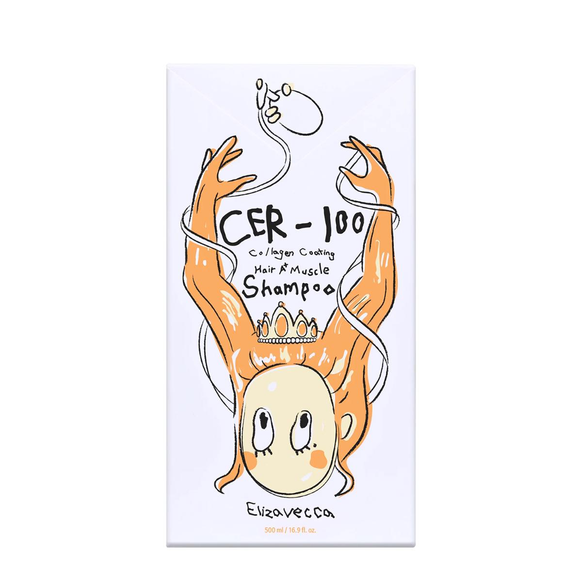 Elizavecca CER-100 Com Colágeno A+ Muscle - Shampoo Fortalecedor 500ml - 2