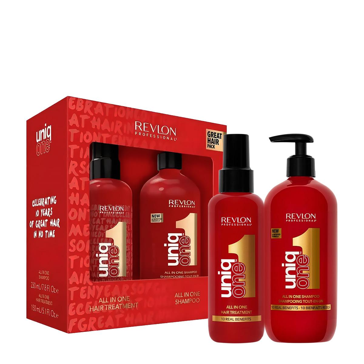 Revlon Professional Kit Uniq One All in One Shampoo Leave-in (2 produtos) - 1