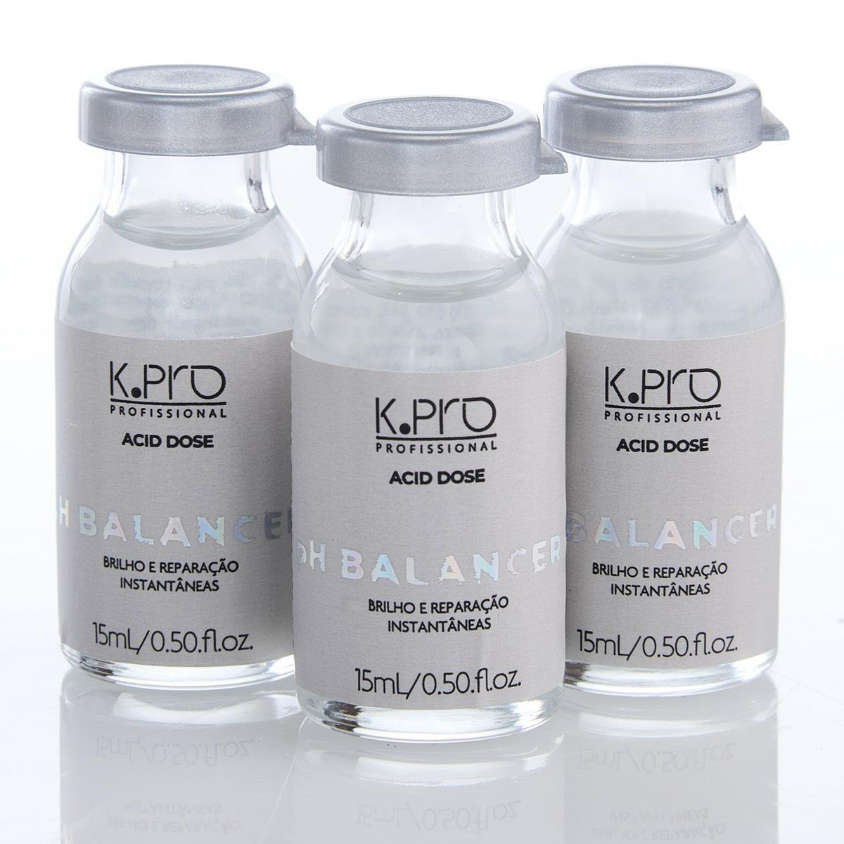 K.Pro Profissional Ph Balancer Acid Dose - Ampolas 3x15ml - 4