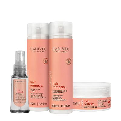 Kit Cadiveu Essentials Hair Remedy Home Care Oil (4 produtos)