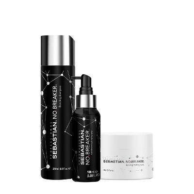 Kit Sebastian Professional No Breaker Shampoo Máscara 150 Leave-in (3 produtos)
