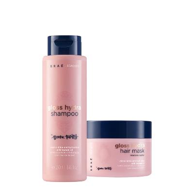 Kit Braé Stages by Bruna Tavares Gloss Hydra Shampoo Máscara (2 produtos)