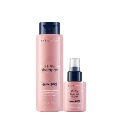 Kit Braé Stages by Bruna Tavares Gloss Hydra Shampoo Oil (2 produtos)