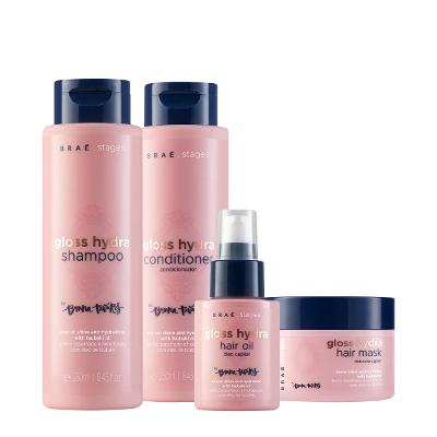 Kit Braé Stages by Bruna Tavares Gloss Hydra Home Care Oil (4 produtos)