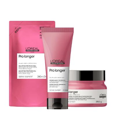 Kit L'Oréal Professionnel Pro Longer Home Care Refil (3 produtos)