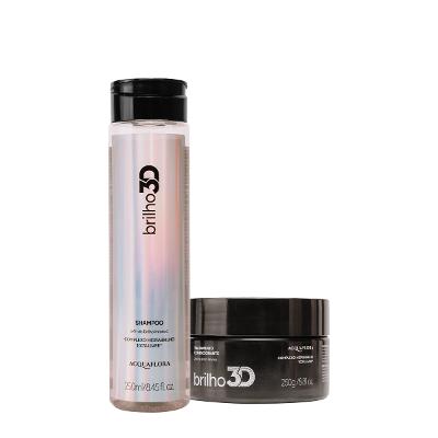 Kit Acquaflora Brilho 3D Shampoo Tratamento Condicionante (2 produtos)