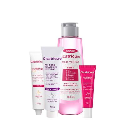 Kit Cicatricure Antissinais Estrias (4 produtos)