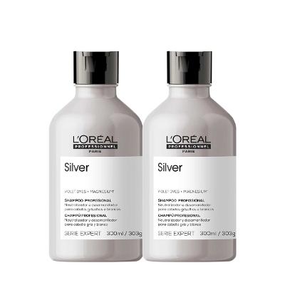 Kit L'Oréal Professionnel Silver Shampoo Extra (2 unidades)