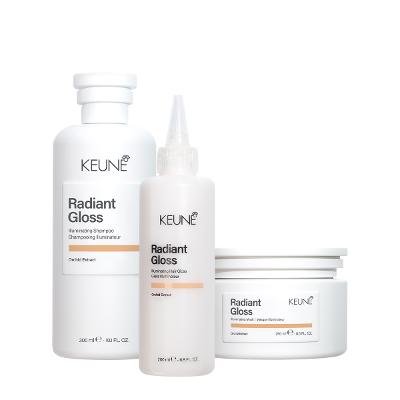Kit Keune Radiant Gloss Home Care (3 produtos)