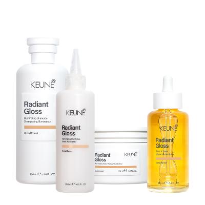 Kit Keune Radiant Gloss Home Care Oil (4 produtos)