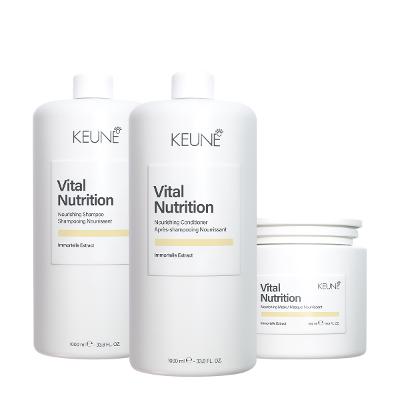 Kit Keune Vital Nutrition Salon Total (3 produtos)