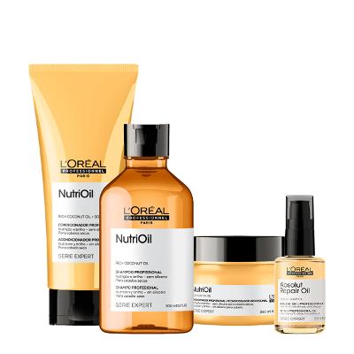Kit L'Oréal Professionnel NutriOil Repair Home Care Oil 30 (4 produtos)