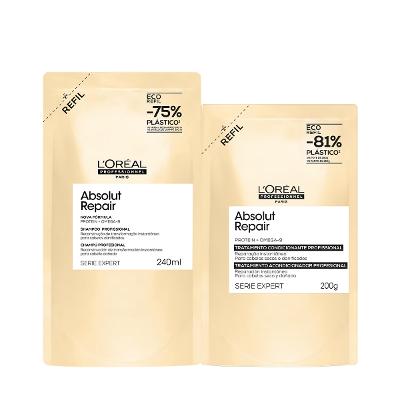 Kit L'Oréal Professionnel Absolut Repair Refil Shampoo Máscara (2 produtos)