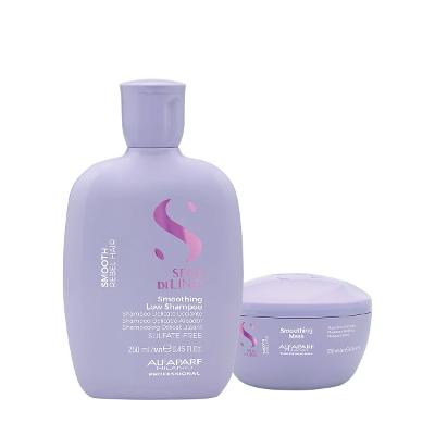 Kit Alfaparf Semi di Lino Smooth - Limpeza e Tratamento Anti-Frizz (2 produtos)