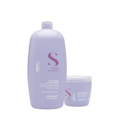 Kit Alfaparf Semi di Lino Smooth - Tratamento Intensivo Profissional (2 produtos)