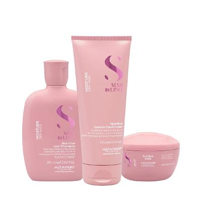 Kit Alfaparf Semi di Lino Moisture Nutritive - Rotina Completa de Nutrição (3 produtos)