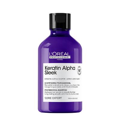 L'Oréal Professionnel Keratin Alpha Sleek Serie Expert - Shampoo 300ml
