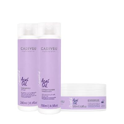 Kit Cadiveu Professional Essentials Açaí Oil – Nutrição Profunda (3 produtos)