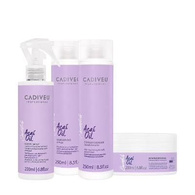 Kit Cadiveu Professional Essentials Açaí Oil – Recuperação da Fibra (4 produtos)