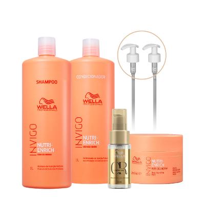 Kit Wella Professionals Invigo Nutri-Enrich - Tratamento e Nutrição (6 produtos)