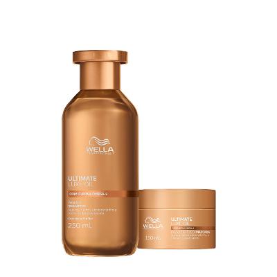 Kit Wella Professionals Ultimate Luxe Oil Shampoo 250 Máscara (2 produtos)