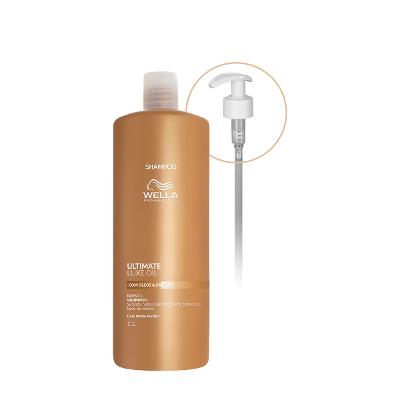 Kit Wella Professionals Ultimate Luxe Oil Shampoo e Válvula Pump (2 produtos)