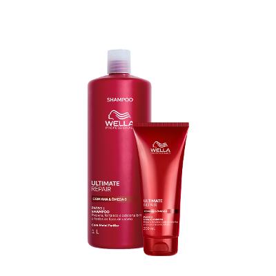 Kit Wella Professionals Ultimate Repair - Cuidado Reparador Profissional (2 produtos)