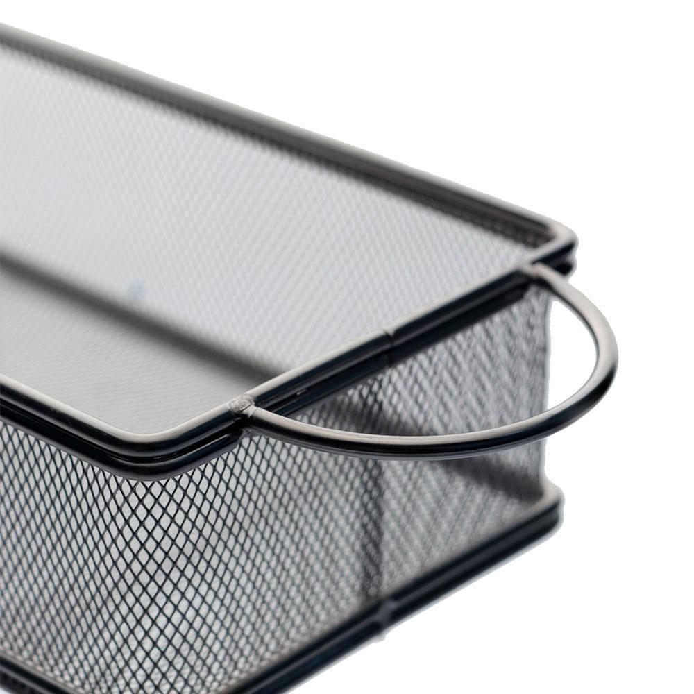 Cesta Retangular Dynasty Fry em Aço Inox - Prata - 3