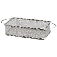 Cesta Retangular Dynasty Fry em Aço Inox - Prata - 1